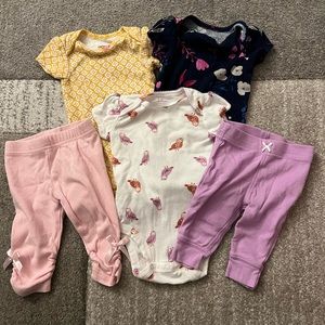 0-3 and 3 month baby girl